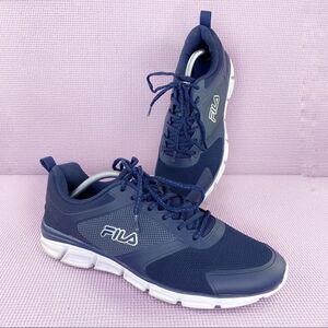 Fila Memory Foam Steelsprint Running Shoes Navy Blue 10.5 1RM00103-420